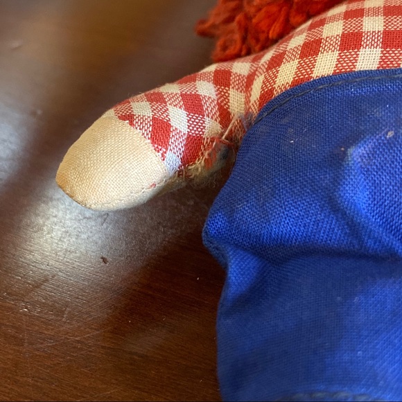 Vintage Raggedy Andy Plush Stuffed Doll Toy - Picture 7 of 15